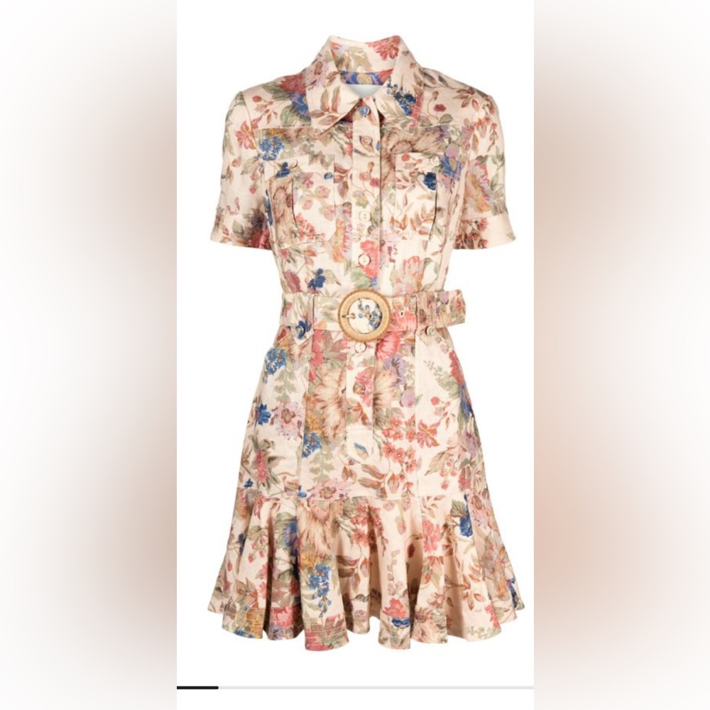 Zimmerman August floral-print shirtdress